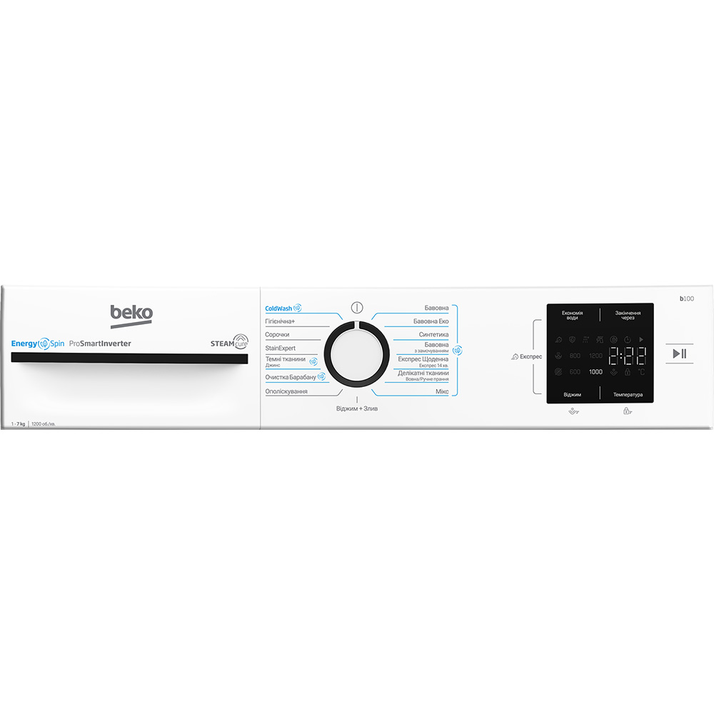 Пральна машина  Beko BM1WFSU37233WB фото №3