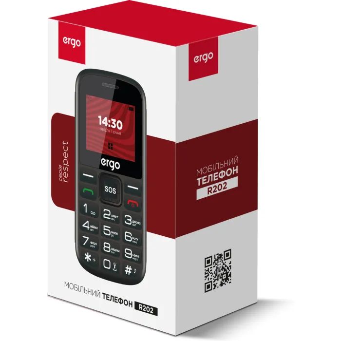 Мобільний телефон Ergo R202 Dual Sim Black фото №8