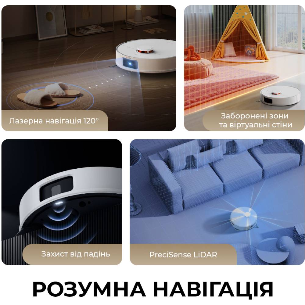 Пылесос робот Deerma DEM-X80 фото №6