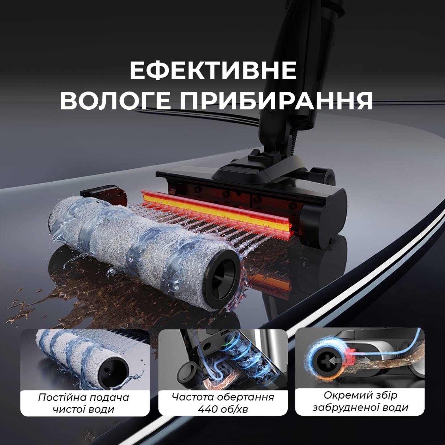 Пилосос акумуляторний Deerma VX100 ULTRA фото №4