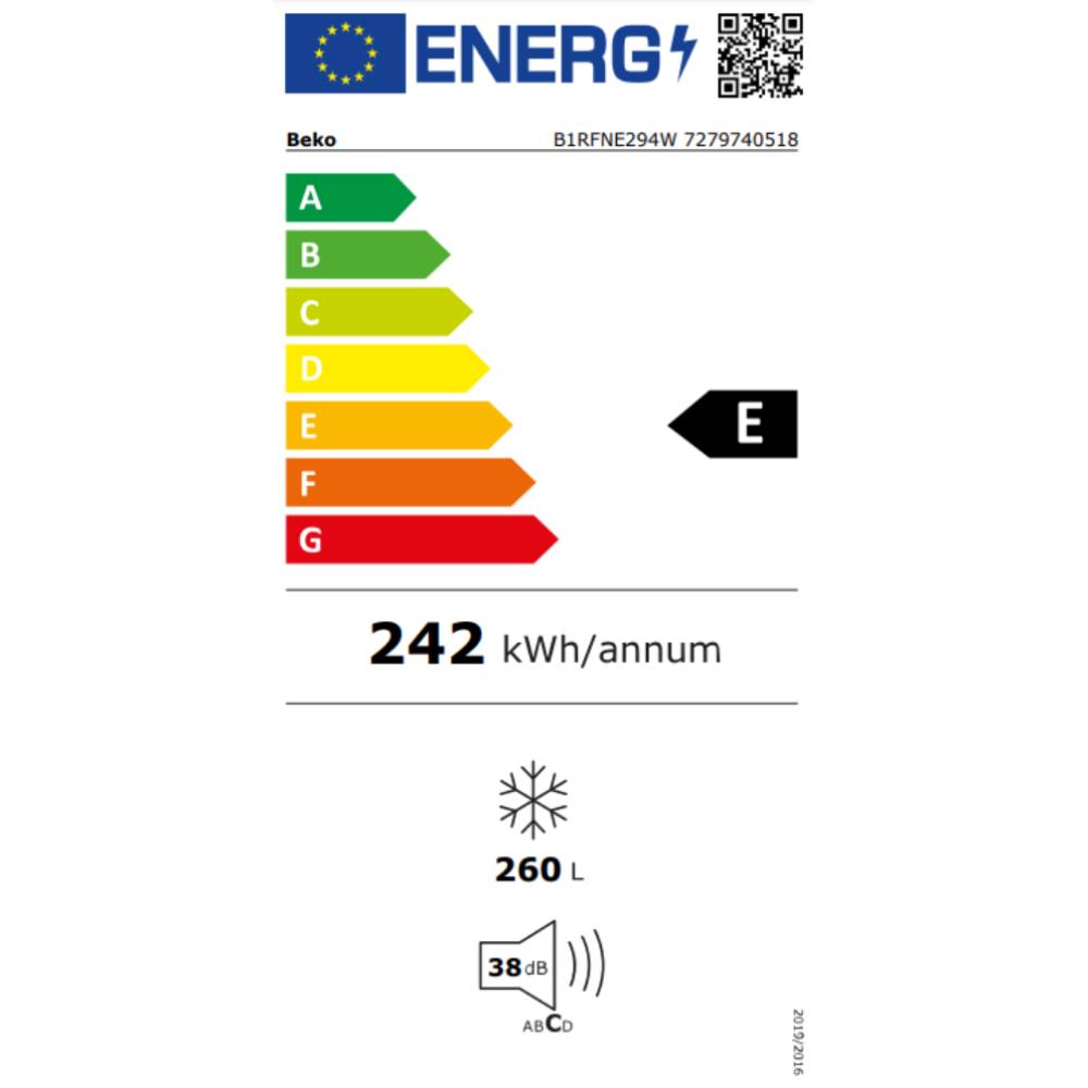 Морозильная камера Beko B1RFNE294W фото №9