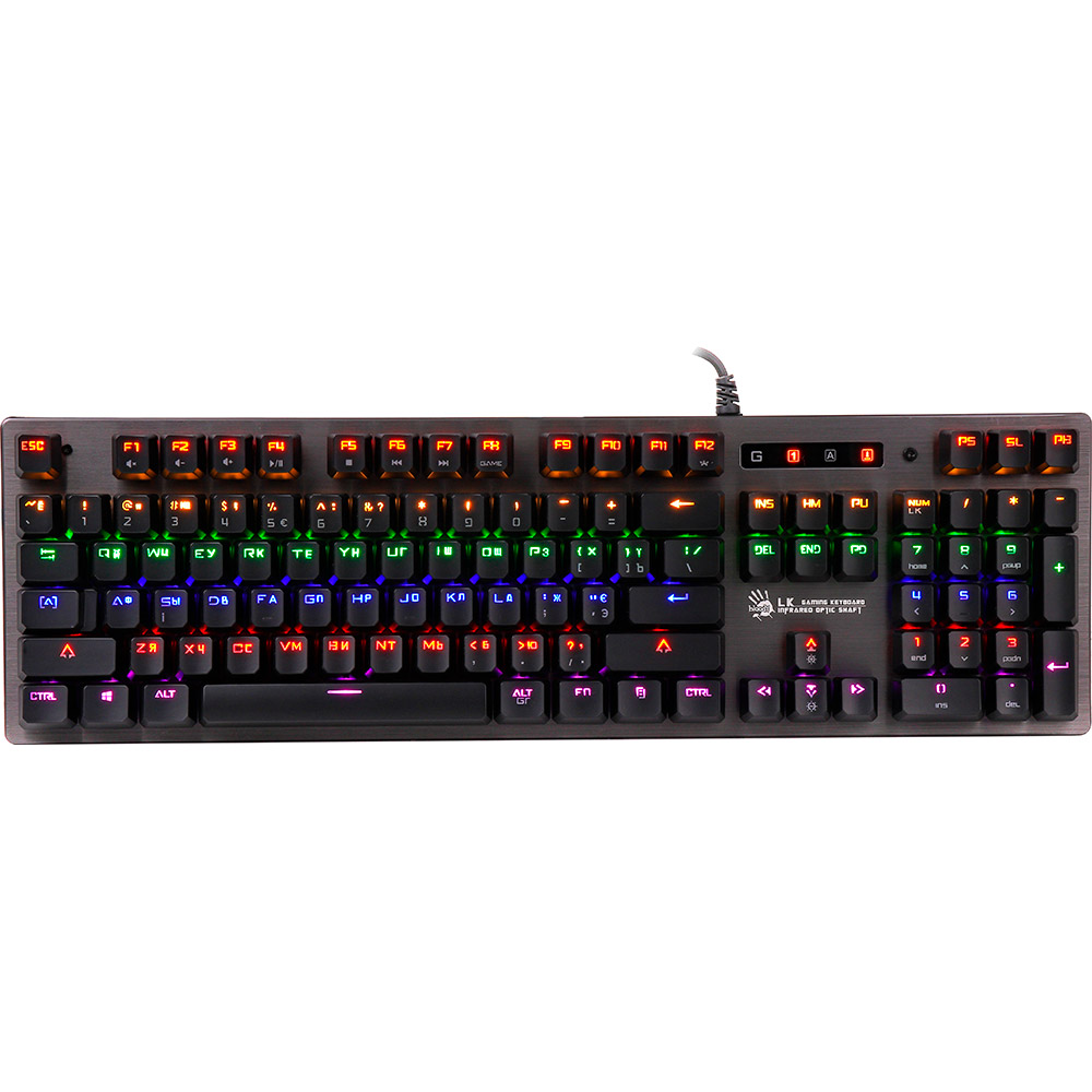 Клавиатура A4Tech Bloody B760 Bloody (Grey) Green Sw