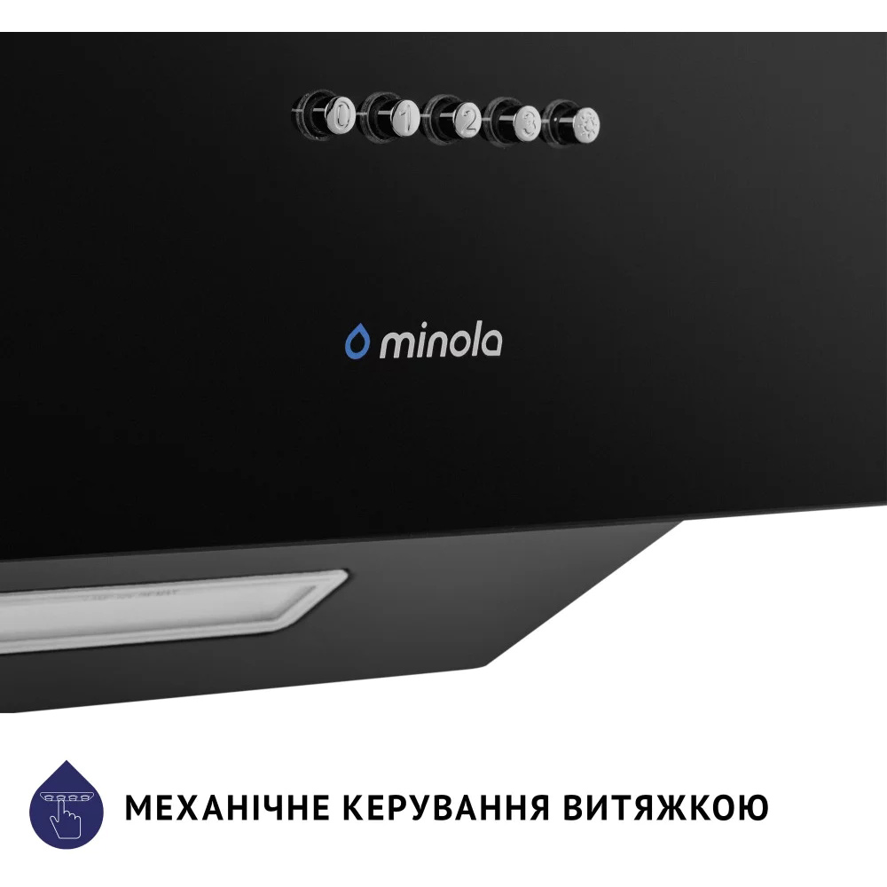 Витяжка Minola HDN 5224 BL 700 LED фото №3
