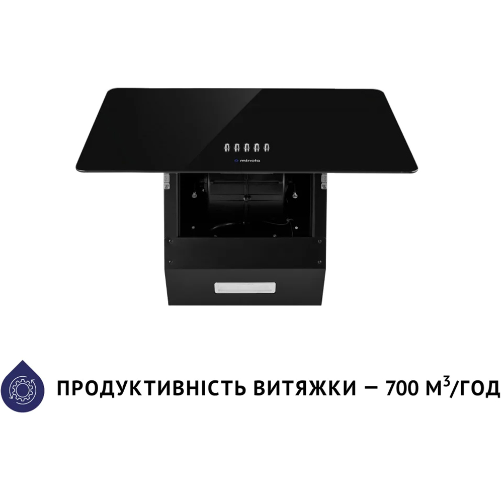 Витяжка Minola HDN 5224 BL 700 LED фото №4