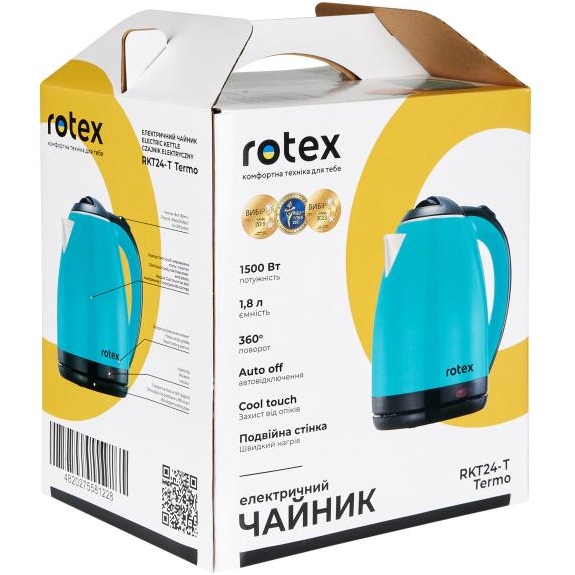 Електричний чайник Rotex RKT24-T Termo фото №7