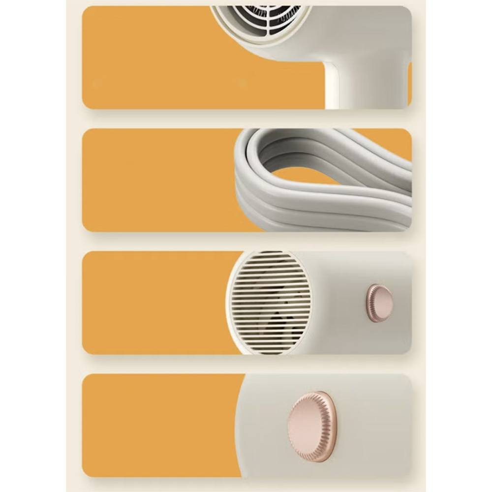 Фен Enchen Hair dryer AIR 7 1800W White фото №2
