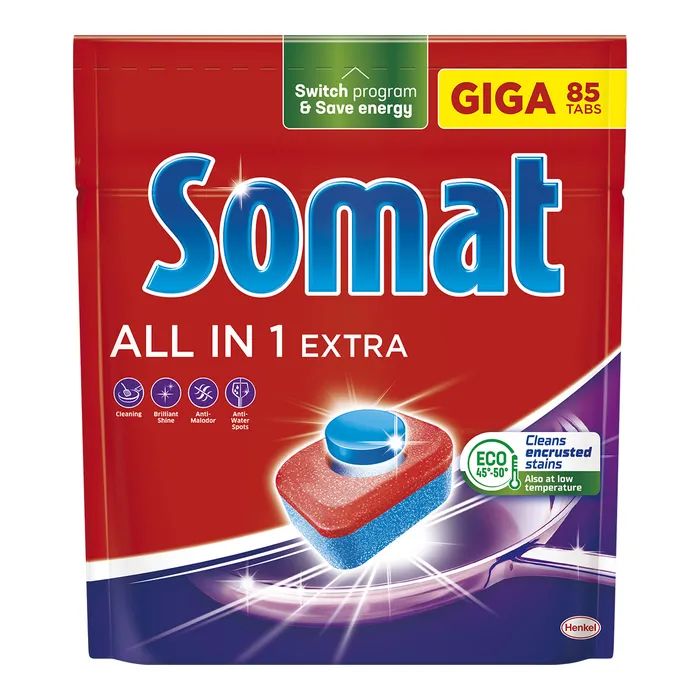 Таблетки для посудомийної машини Somat All in 1 Extra 85 шт. (9000101809961)