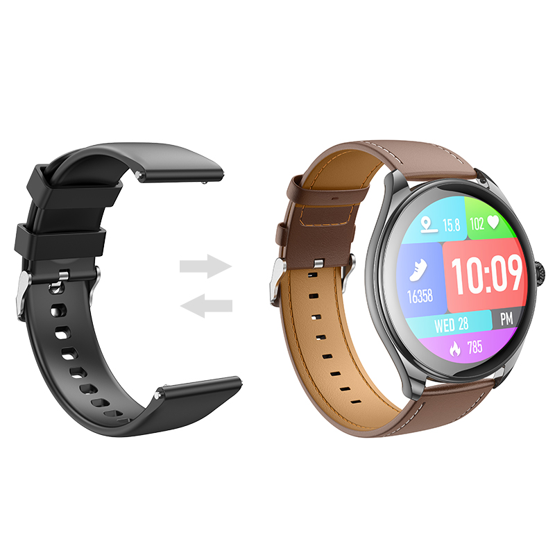 Смарт-часы Hoco Y22 AMOLED Smart sports watch(call version) Black (6942007628983) фото №5