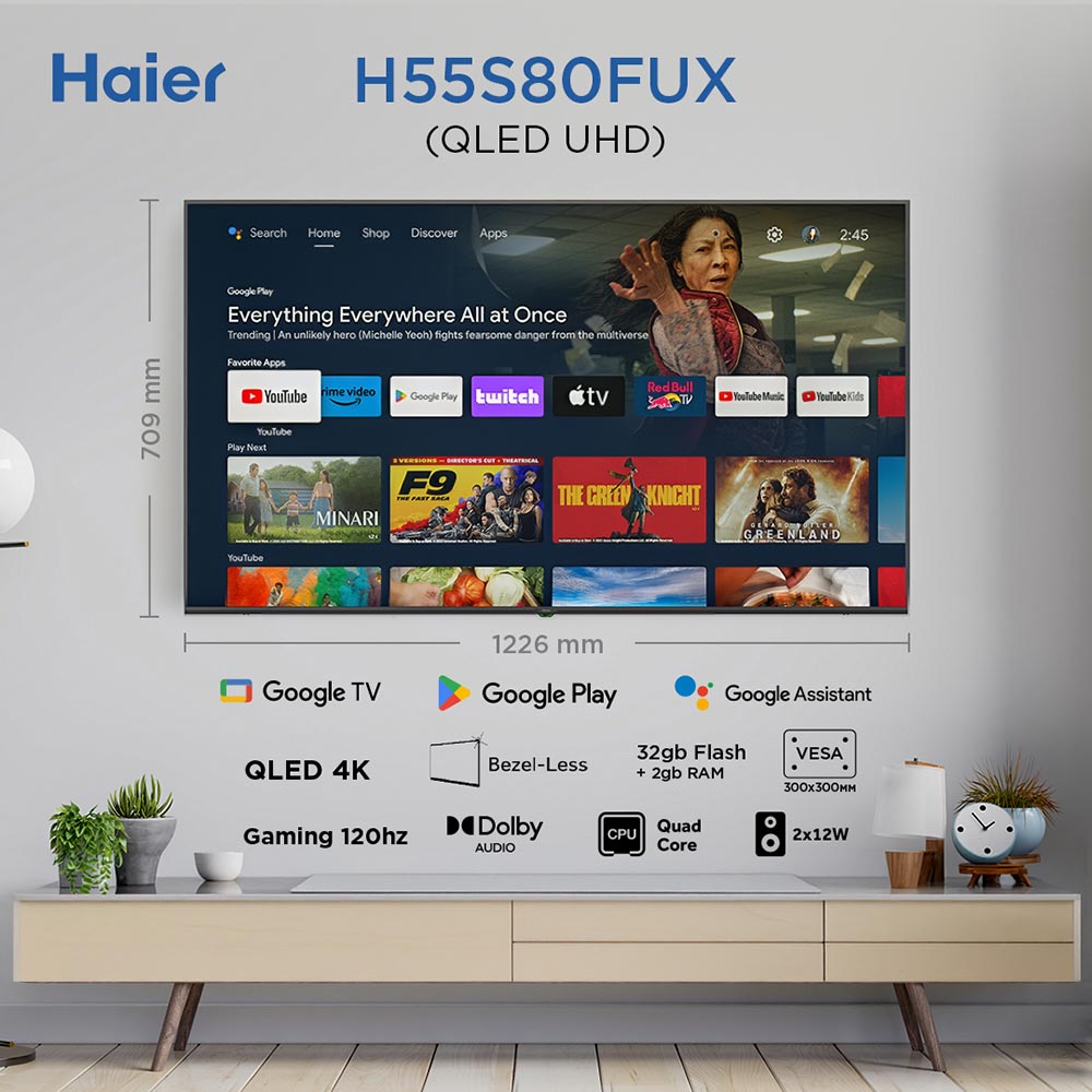 Телевизор Haier H55S80FUX фото №7