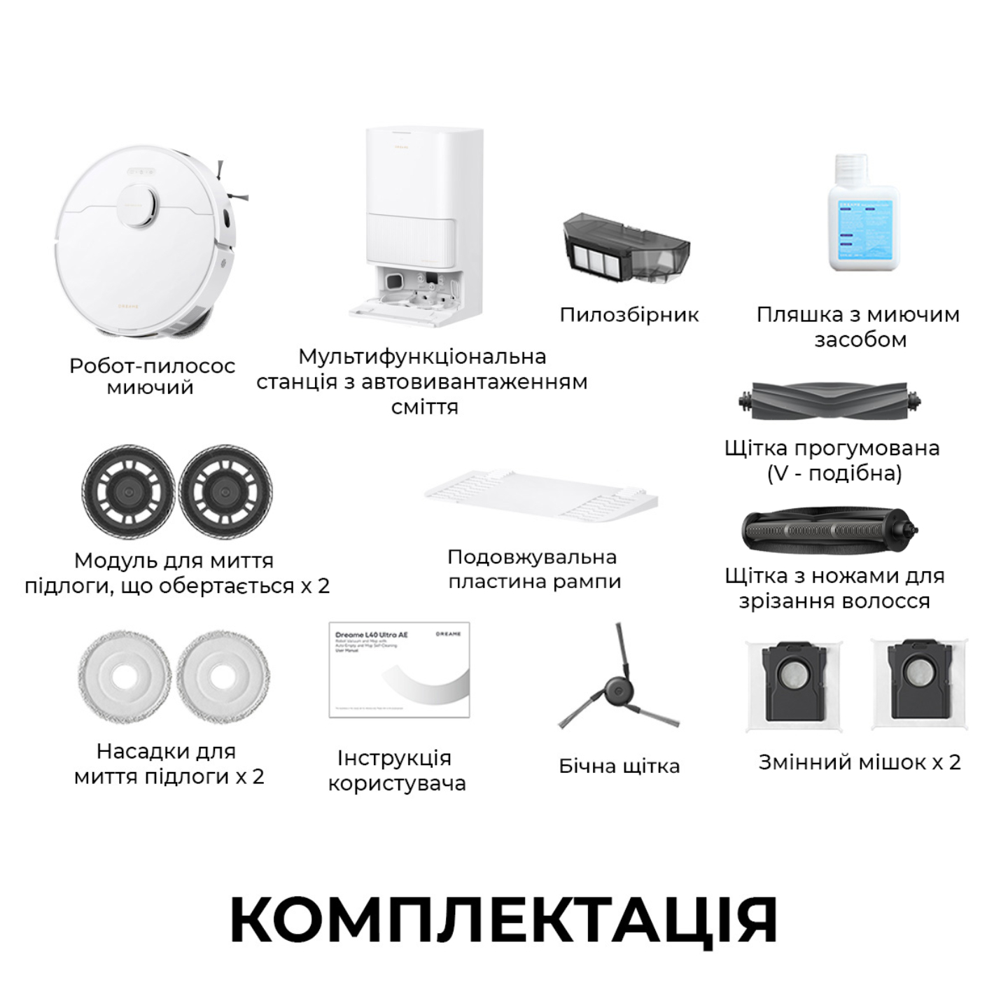 Dreamе Bot L40 Ultra CE White (RLD52SE-WH) фото №20