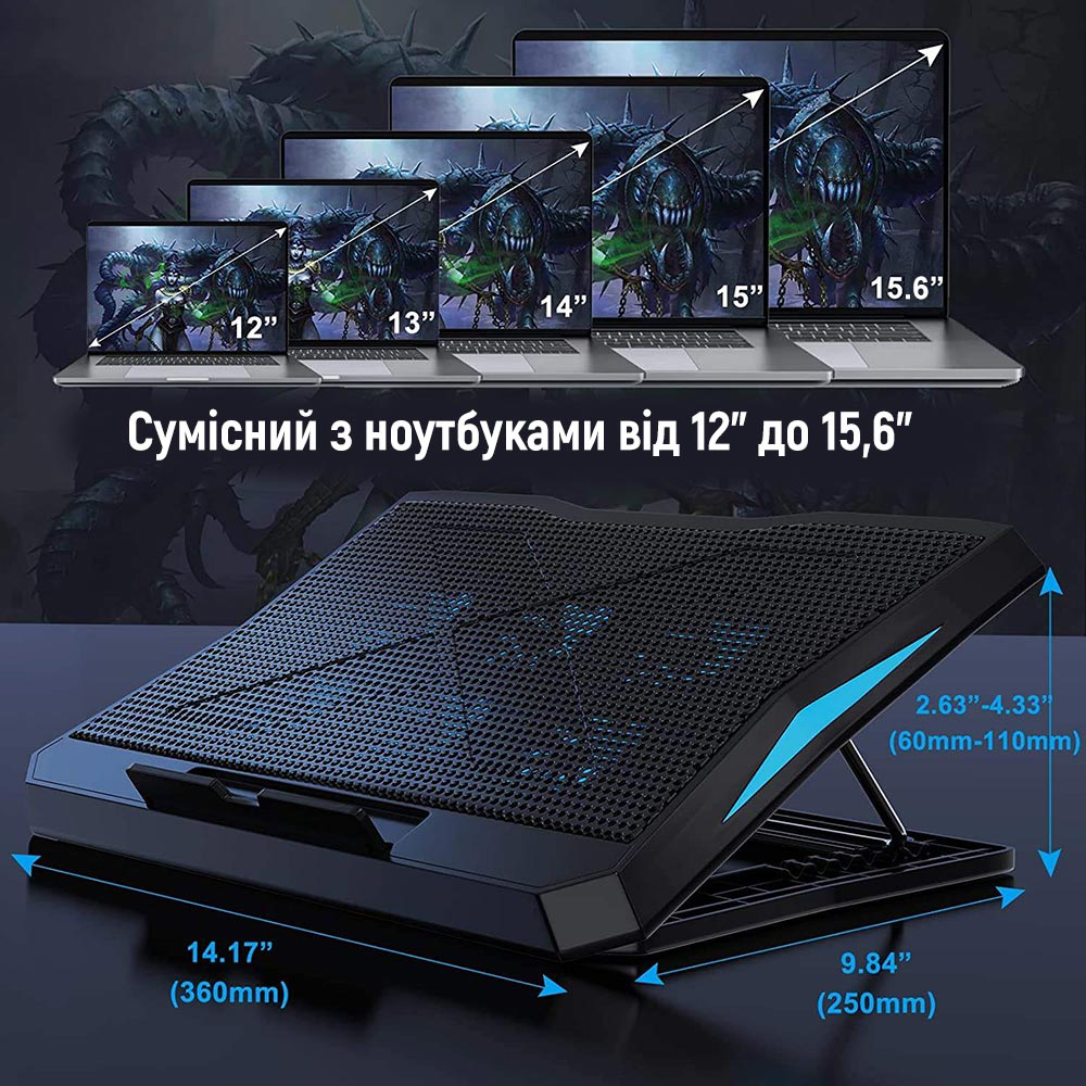 Підставка для ноутбука Colorway CW-CLQ3 фото №3