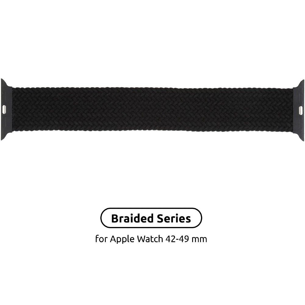Ремінець для годинника Armorstandart Braided Solo Loop для Apple Watch 49/46/45/44/42 (Series 1-3) Charcoal Size 10 (172 mm) (ARM58074) фото №3