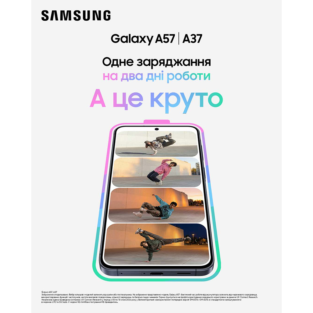Смартфон Samsung Galaxy A37 5G 6/128Gb Awesome Lavender (SM-A376BLVBEUC) фото №11