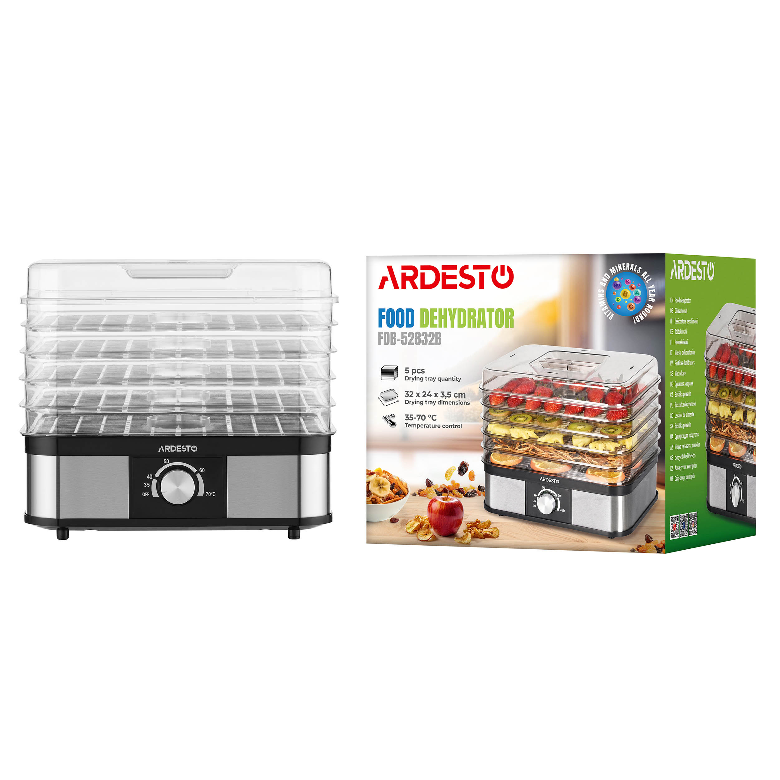 Сушка для фруктов Ardesto FDB-52832B фото №8