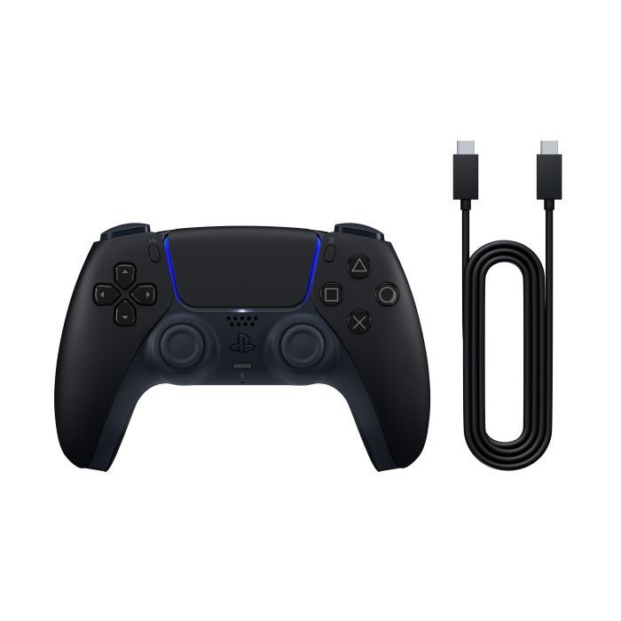 Геймпад Sony PlayStation 5 Dualsense BT, Midnight Black (USB-C кабель) (1000051651) фото №2