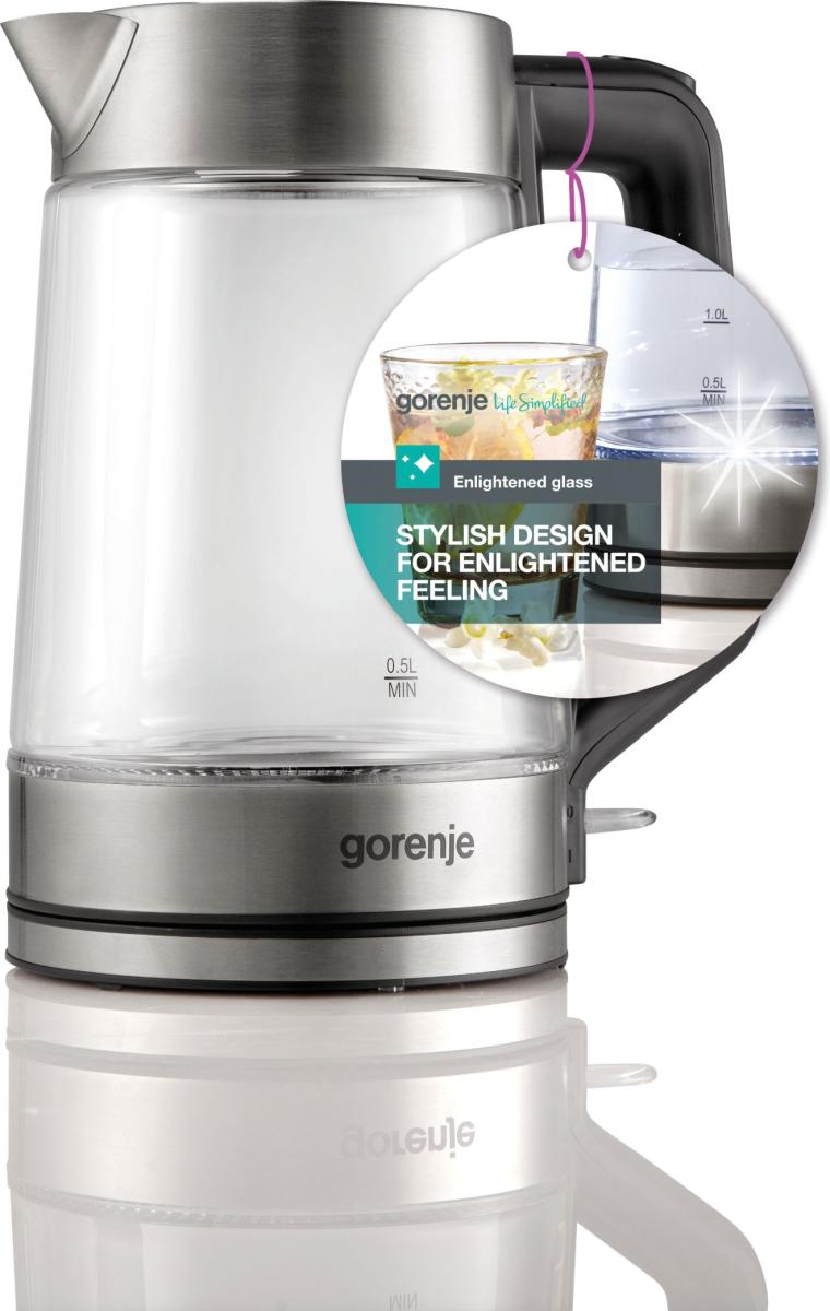 Електричний чайник Gorenje K17GED фото №2