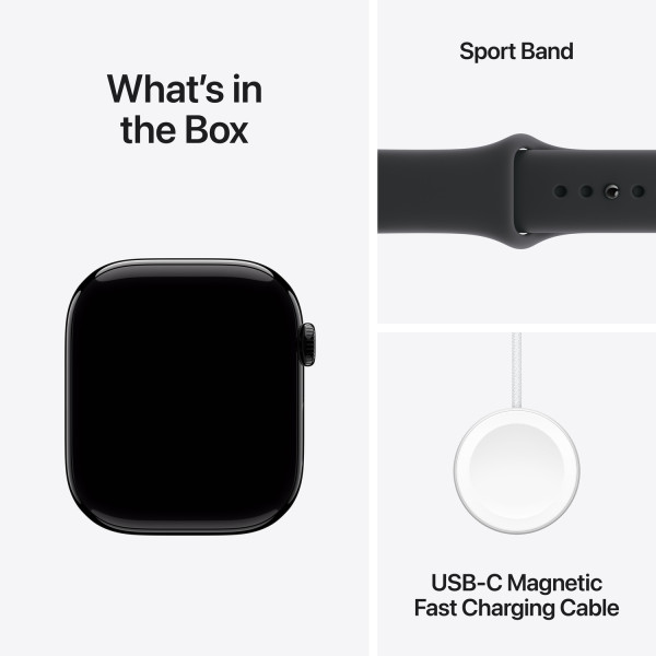 Смарт-годинник Apple Watch Series 11 GPS 42mm Jet Black фото №8