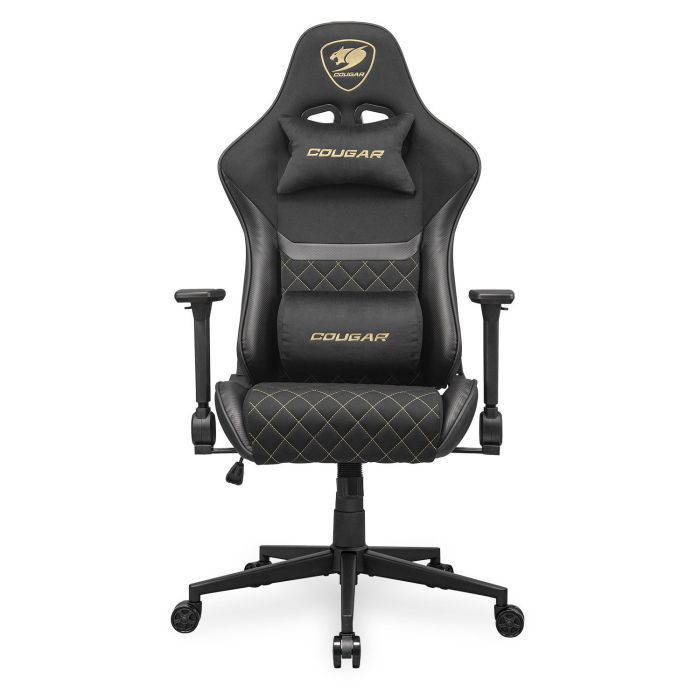 Геймерское кресло Cougar Armor One V2 Gold F, чорний з золотим