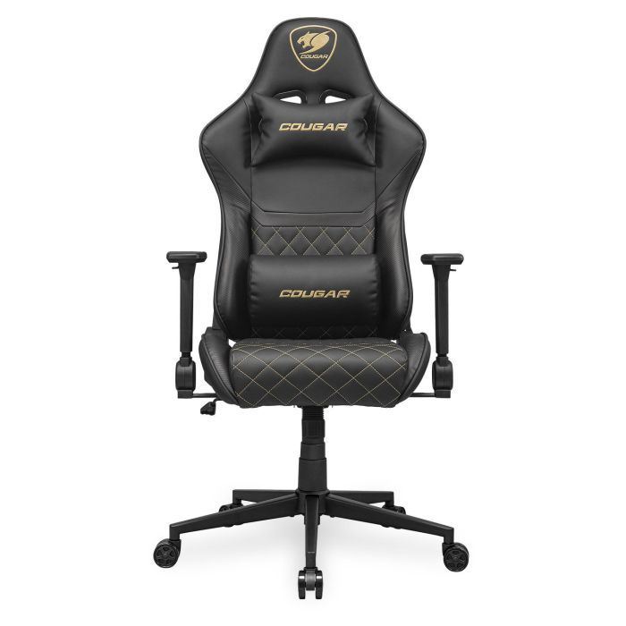 Геймерське крісло Cougar Armor One V2 Gold, чорний