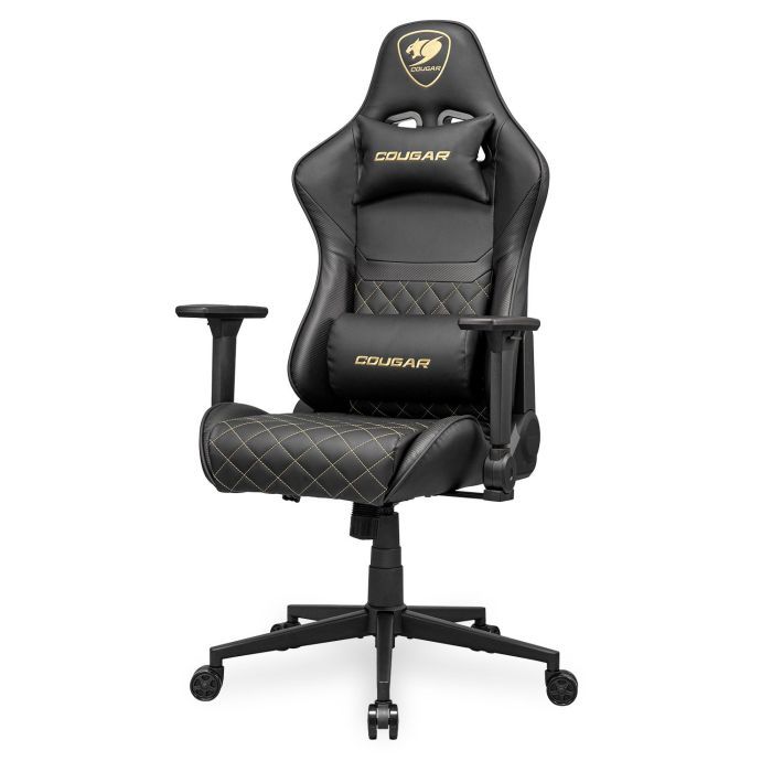 Геймерське крісло Cougar Armor One V2 Gold, чорний фото №3