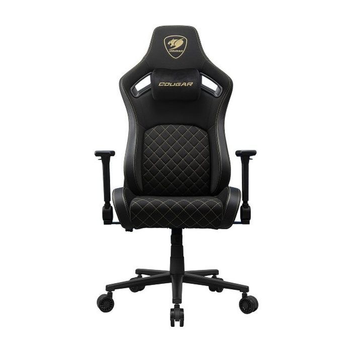 Геймерське крісло Cougar Defenso Gold F, чорний з золотим