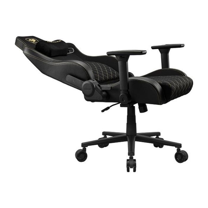 Геймерське крісло Cougar Defenso Gold F, чорний з золотим фото №5