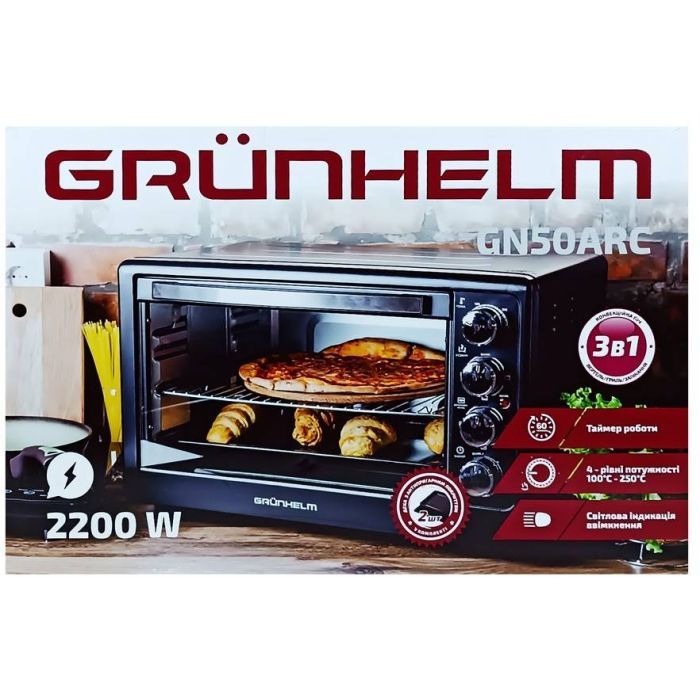 Піч електрична Grunhelm GN50ARC фото №6