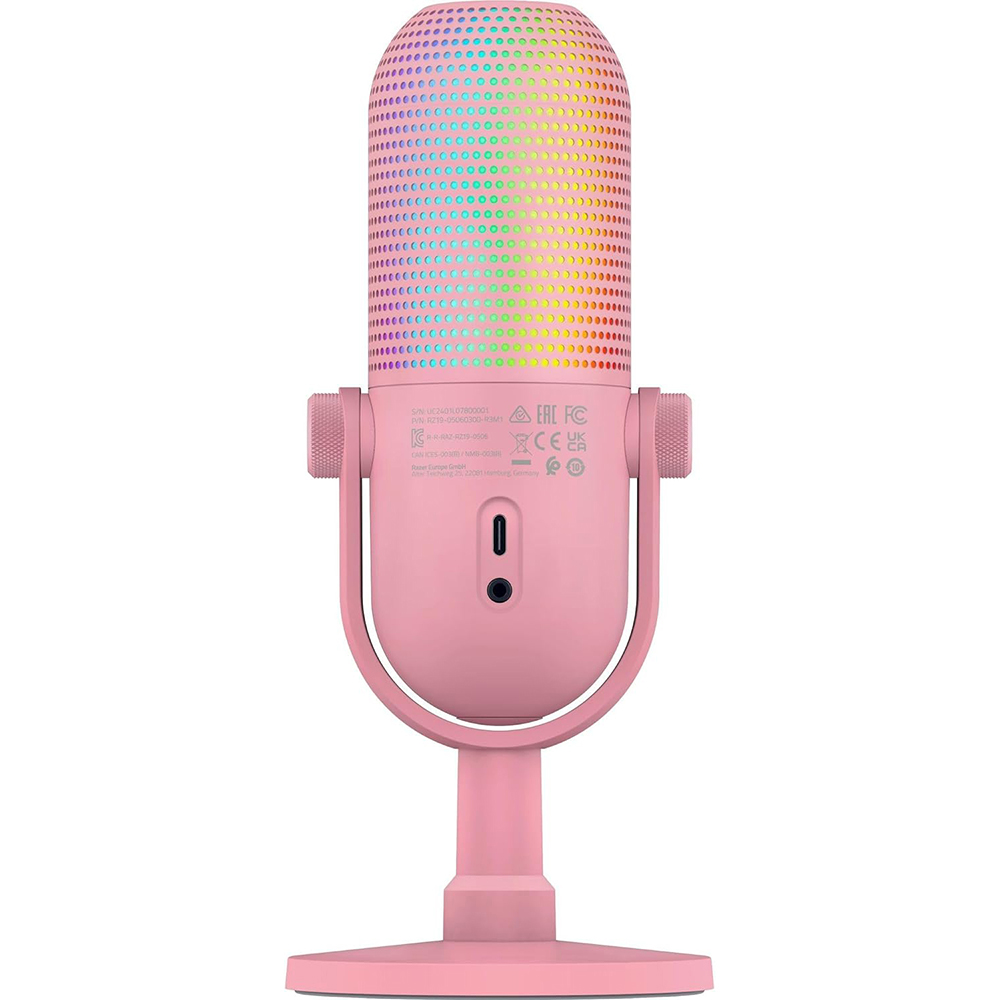 Мікрофон Razer Seiren V3 Chroma Quartz (RZ19-05060300-R3M1) фото №3