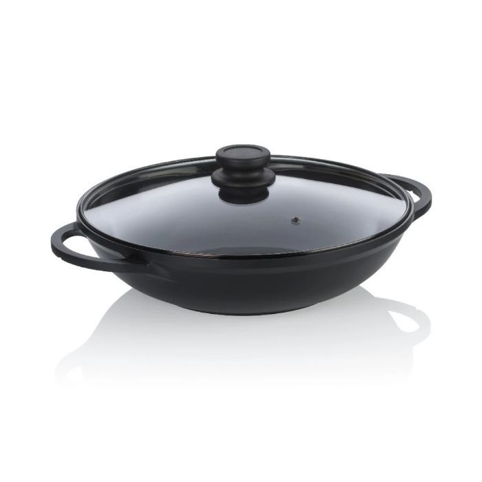 Пательня Kela Atura WOK з кришкою 32 см, 4 л (15174)