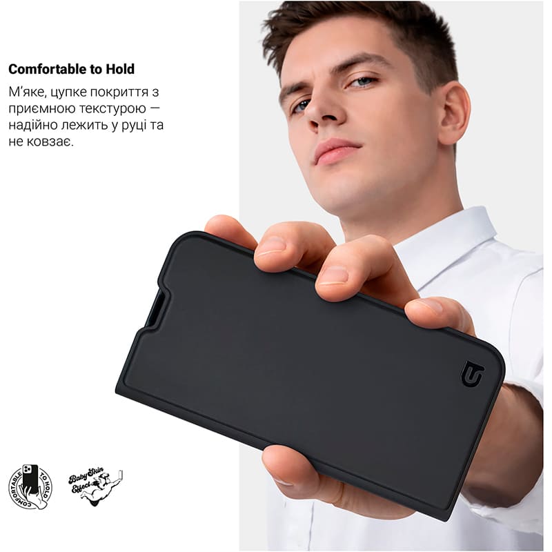 Чохол для телефона Armorstandart OneFold Case для Samsung A37 5G Black (ARM89718) фото №6