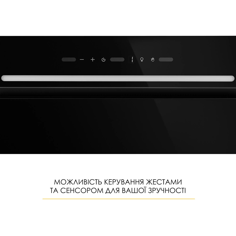 Вытяжка WEILOR LUMINA WBG 68 BLACK фото №2
