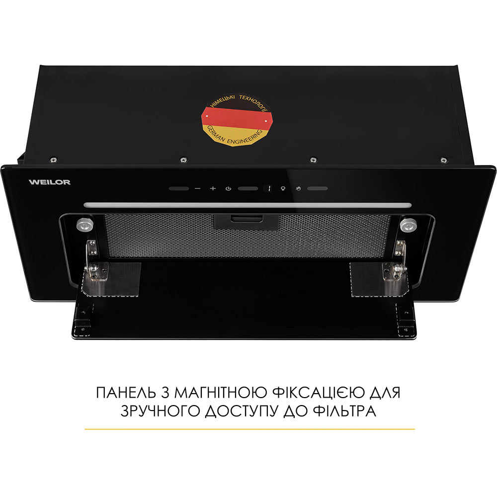Вытяжка WEILOR LUMINA WBG 68 BLACK фото №7