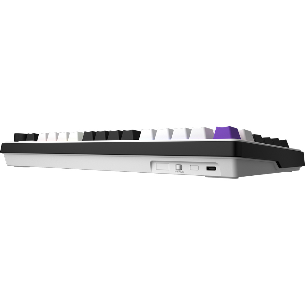 Клавиатура HATOR Hellyberry HK75 Mechanical Linear RGB USB UA White/Violet (HK75) фото №5