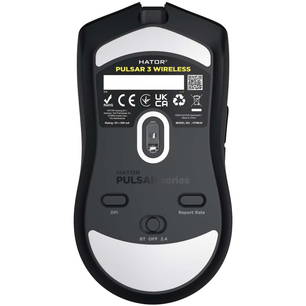 Комп'ютерна миша HATOR Pulsar 3 Wireless Black (HTM630) фото №2