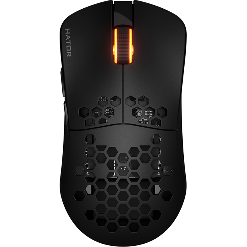Комп'ютерна миша HATOR Stellar Wireless/Bluetooth/USB Black (HTM650)