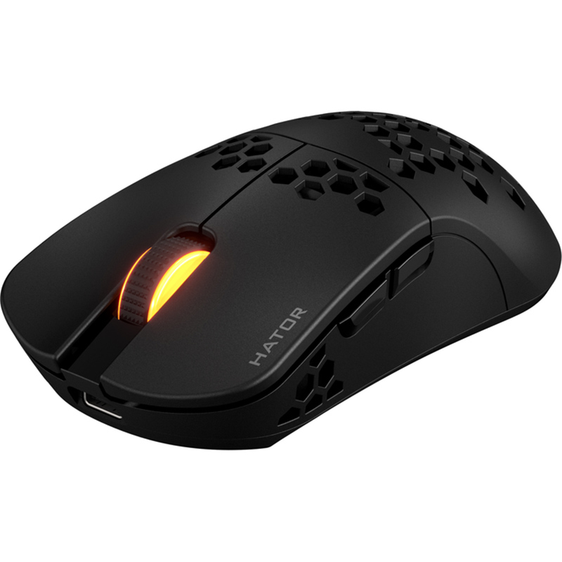 Комп'ютерна миша HATOR Stellar Wireless/Bluetooth/USB Black (HTM650) фото №2