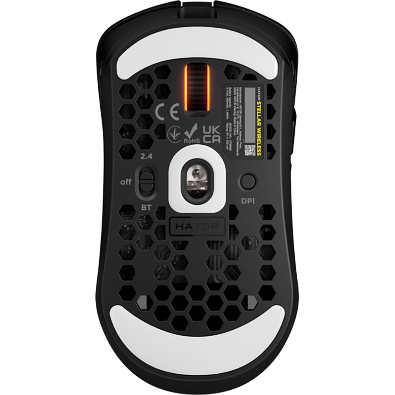 Комп'ютерна миша HATOR Stellar Wireless/Bluetooth/USB Black (HTM650) фото №5