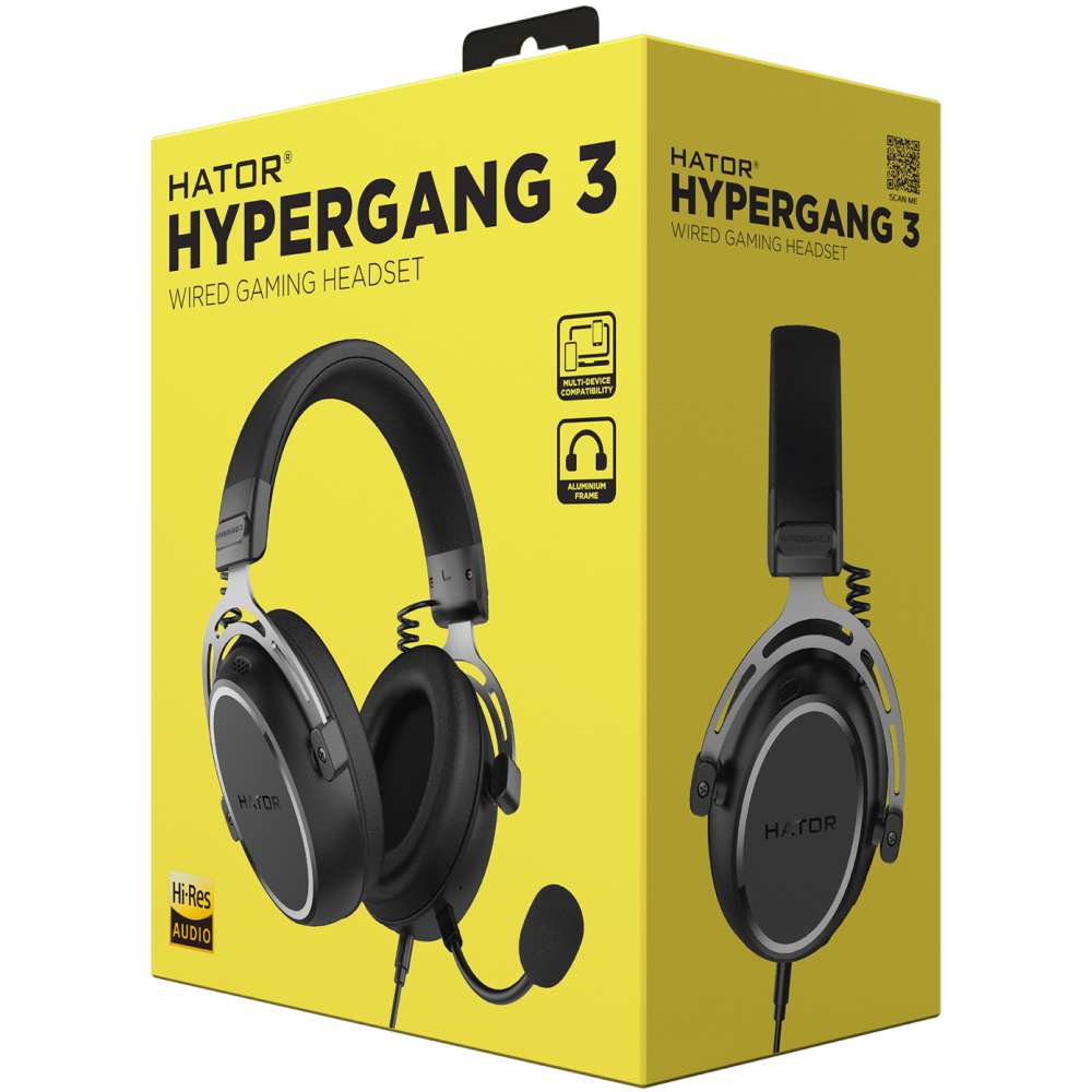 Навушники HATOR Hypergang 3 Hi-Res Black (ESH05) фото №8
