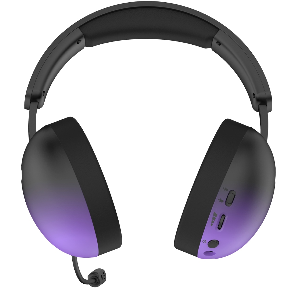 Навушники HATOR Hellyberry HH30 PRO Wireless Black/Violet (HH30_PRO_wireless_BV) фото №3