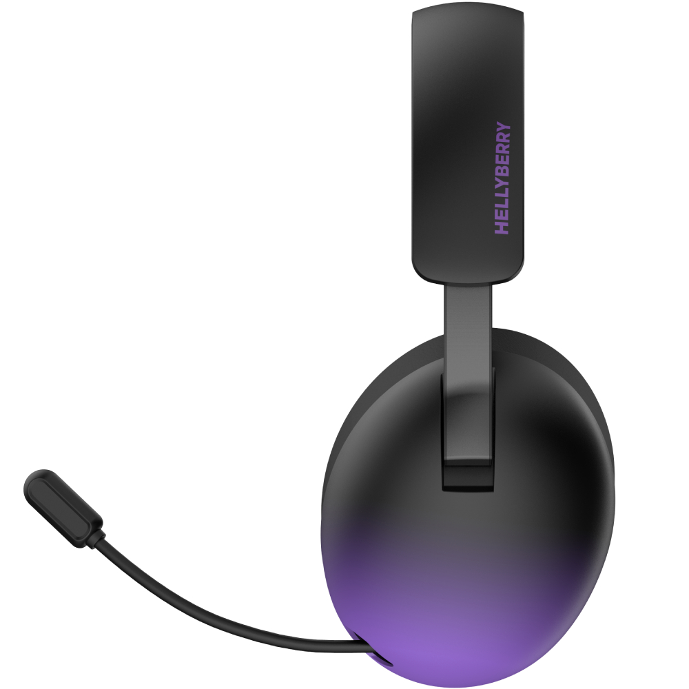 Навушники HATOR Hellyberry HH30 PRO Wireless Black/Violet (HH30_PRO_wireless_BV) фото №5