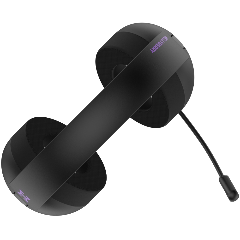 Навушники HATOR Hellyberry HH30 PRO Wireless Black/Violet (HH30_PRO_wireless_BV) фото №6
