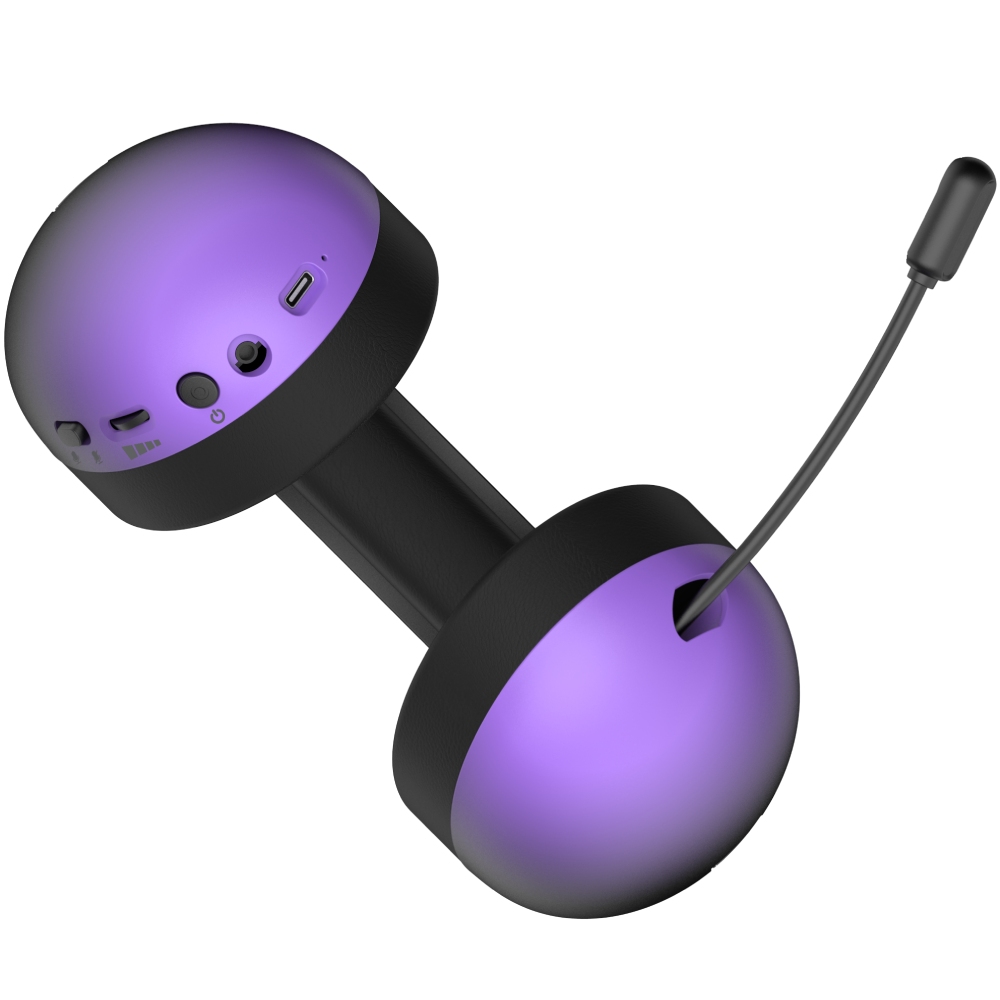 Навушники HATOR Hellyberry HH30 PRO Wireless Black/Violet (HH30_PRO_wireless_BV) фото №8