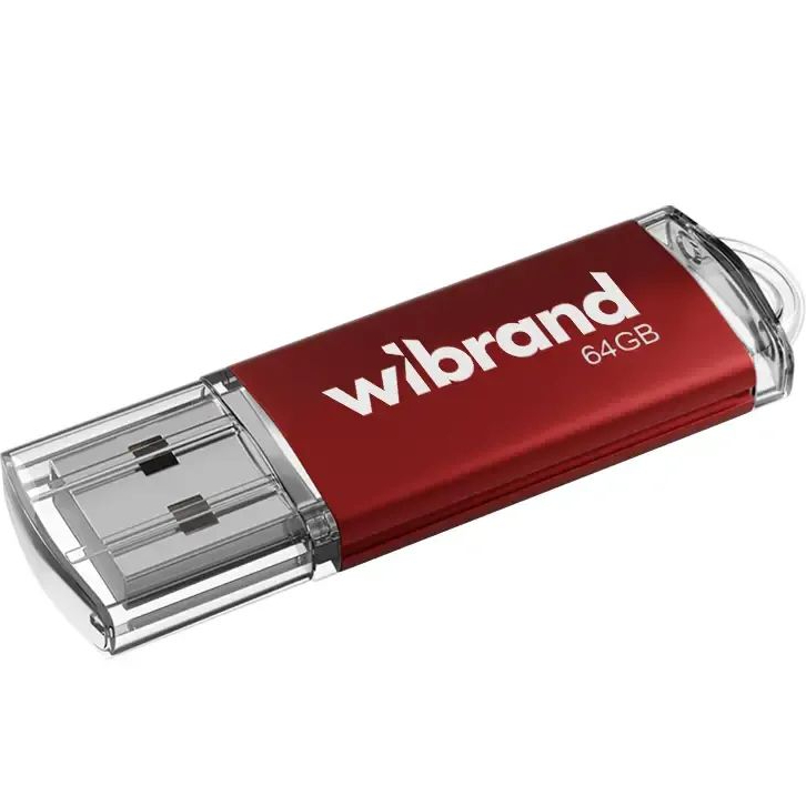Флешка Wibrand Cougar 64Gb Red USB 2.0