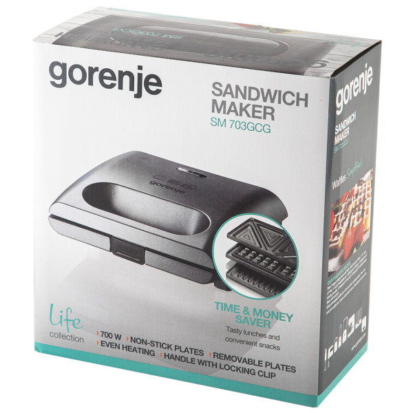 Бутербродниця Gorenje SM703GCG фото №13