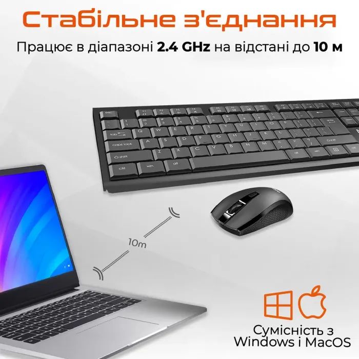 Клавіатура   мишка MEETION MT-C4120LITTLE-A-RUA фото №4