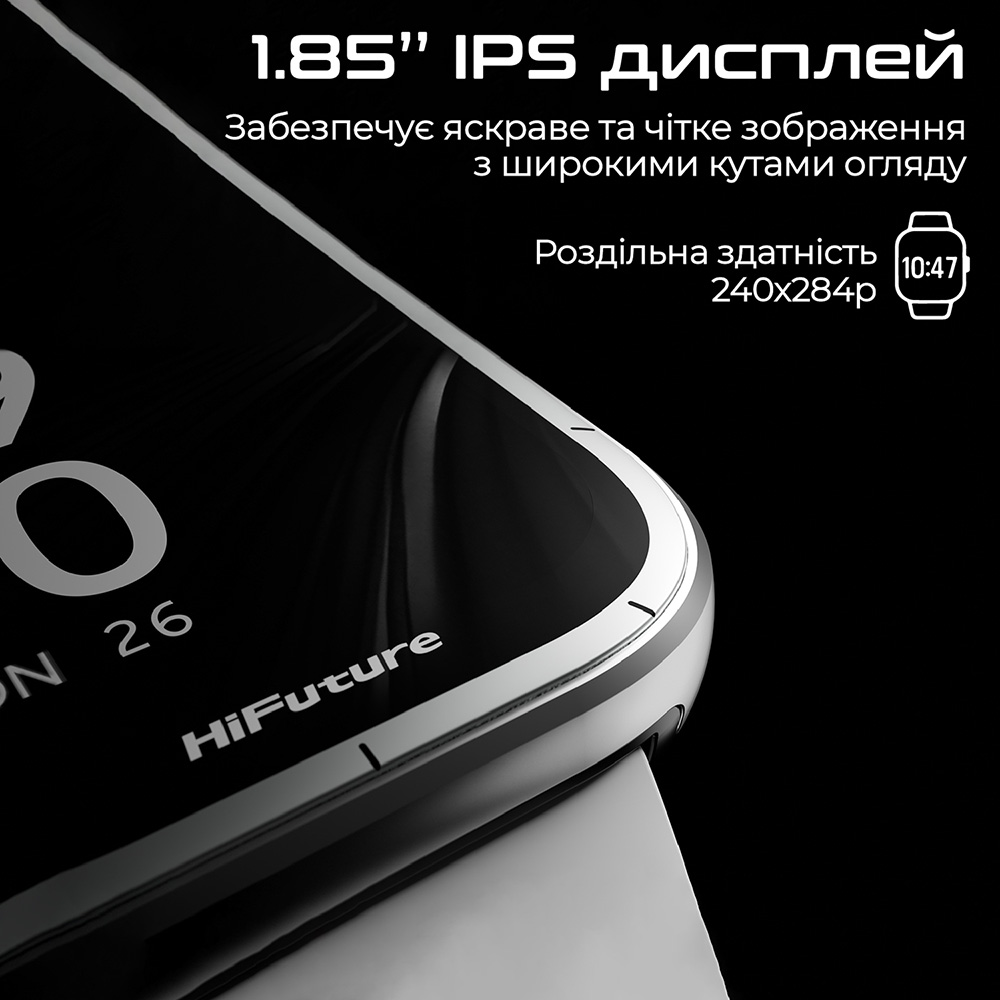 Смарт-годинник HiFuture zone3.silver фото №2