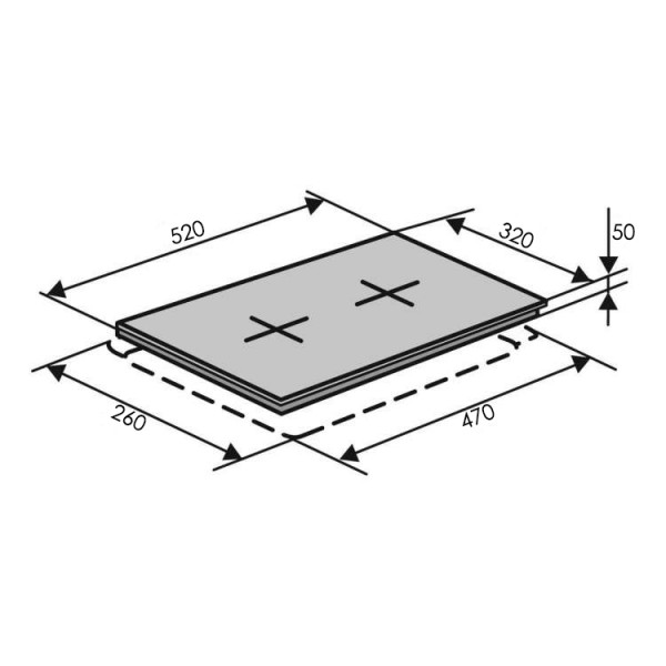 Варочная поверхность Ventolux HG320 RCS (BK) 7 фото №7
