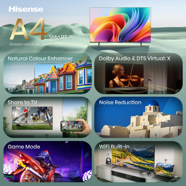 Телевізор Hisense 32A4S фото №9