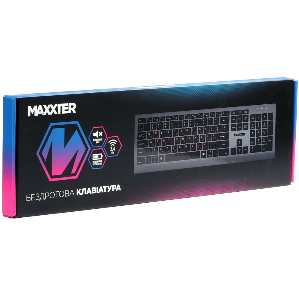 Клавиатура Maxxter KBW-01G-UA фото №5