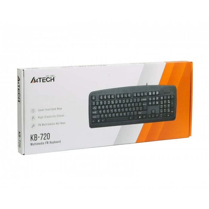 Клавиатура A4Tech KB-720 USB (Black) фото №5